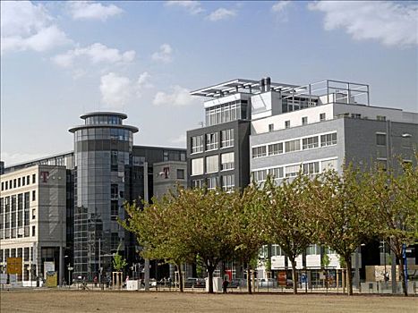 现代办公室,建筑,莱比锡,德国