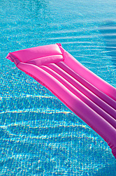 鲜明,粉色,气垫,水池