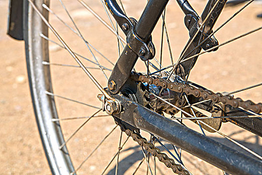 轮子,自行车,链子