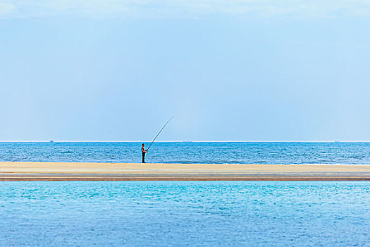 海洋沙滩自然风光