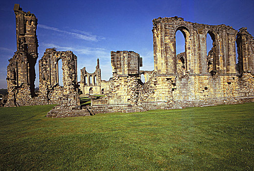 教堂,12世纪,约克郡,英格兰,20世纪,艺术家