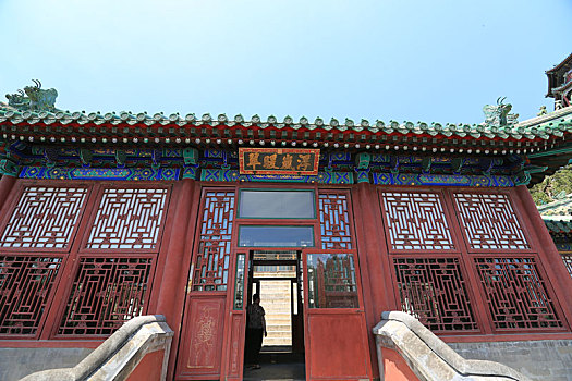 北京皇家园林颐和园德晖殿配殿