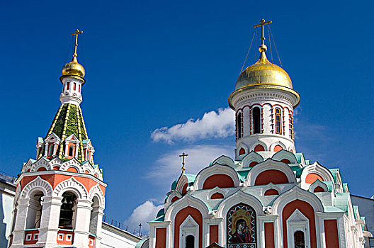 俄罗斯,莫斯科,红场,大教堂,只有,教堂,服务