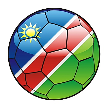 纳米比亚,旗帜,足球
