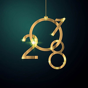 金色,新年快樂,圣誕節,邀請
