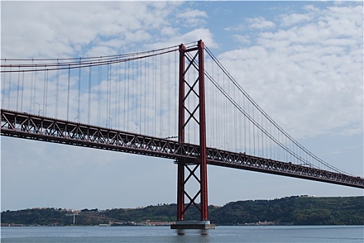 里斯本,桥,四月,葡萄牙