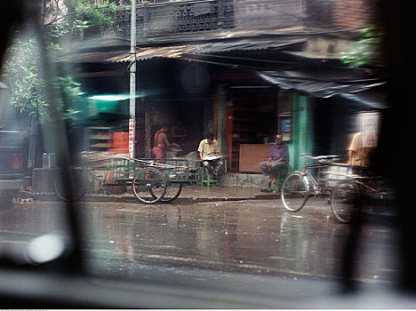 车窗,加尔各答,印度
