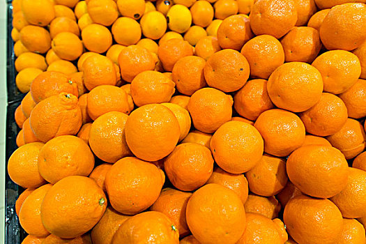 柑橘,超市,货摊