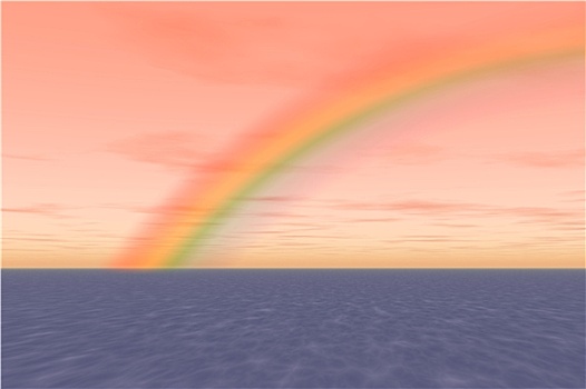 海洋,彩虹