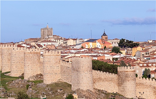 老城墙,卡斯提尔,西班牙
