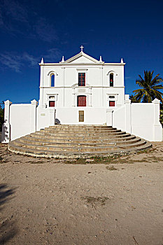 教堂,莫桑比克岛,南非,非洲