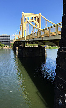立交桥,阿勒格尼,河,市区,匹兹堡,宾夕法尼亚