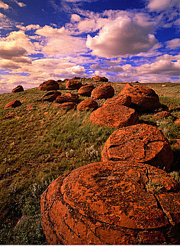 红岩,南方,艾伯塔省,加拿大