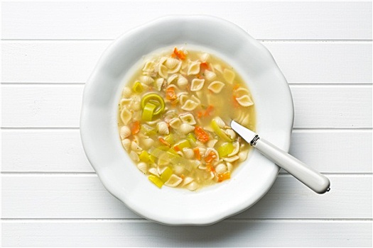 蔬菜汤,意大利面