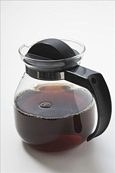黑咖啡,玻璃罐