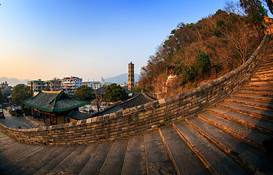 台阶,城墙