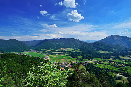风景,齐姆高,巴伐利亚,德国,欧洲