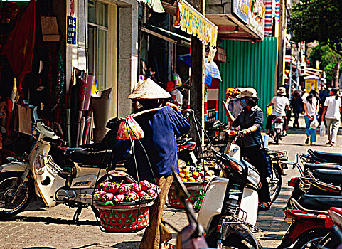 街景,胡志明,越南