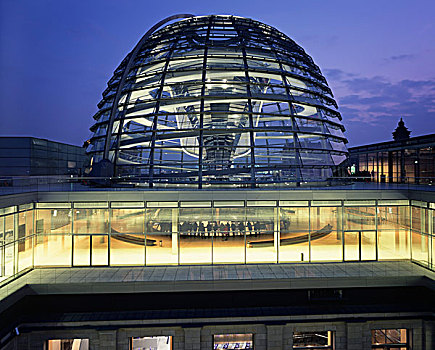 圆顶,德国国会大厦,议会,政府,地区,柏林,德国,欧洲