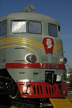 老,列车,斯大林,乌兰巴托,蒙古
