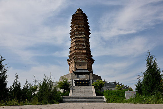 河北宣化,京西第一古塔,辽代佛真猞猁迤逻尼塔