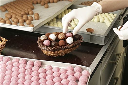 复活节彩蛋,巧克力,巧克力糖,糖果
