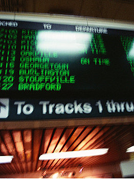 火车站,离开,信息板