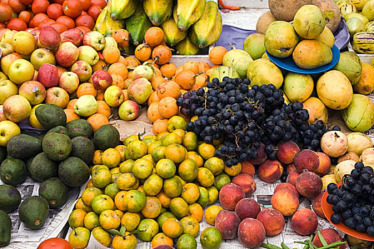 种类,水果,市场货摊