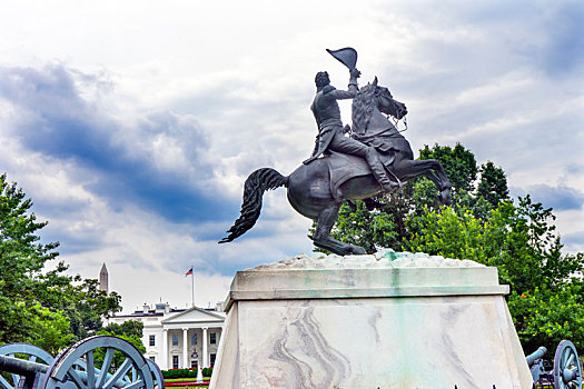 雕塑,公园,白宫,宾夕法尼亚,华盛顿特区