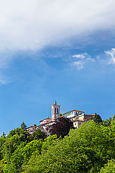 风景,小教堂,神道,蒙特卡罗,世界遗产,伦巴第,意大利