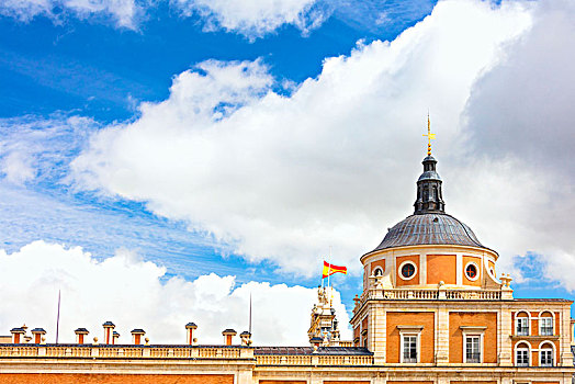 屋顶,圆顶,皇宫,阿兰费斯,马德里皇宫,社区,马德里,西班牙
