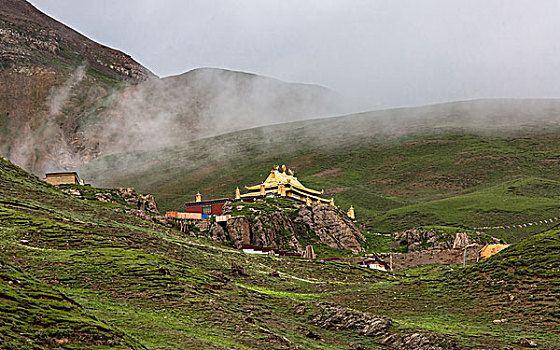 藏族民居风光