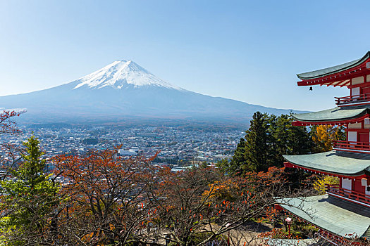 富士山,塔