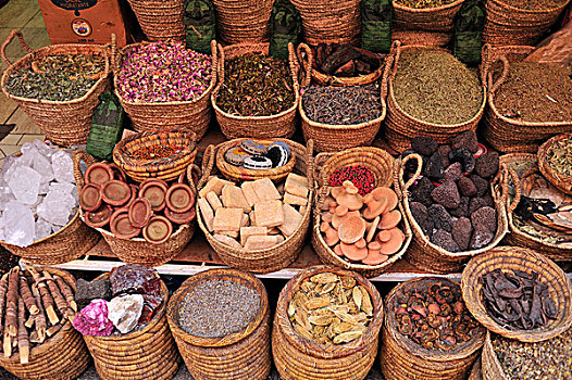 调味品,肥皂,洗,石头,香,商品,销售,玛拉喀什,摩洛哥,非洲