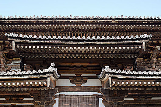 特写,日本寺庙,建筑