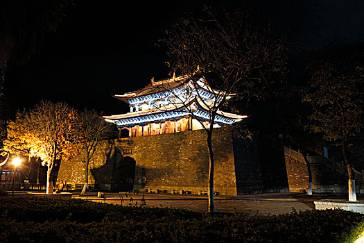 云南大理古城,夜市夜生活