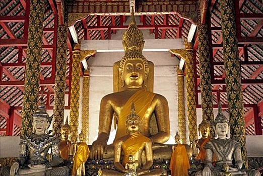 佛像,清迈,泰国,亚洲