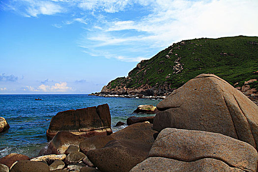 大花角海边岩石风光