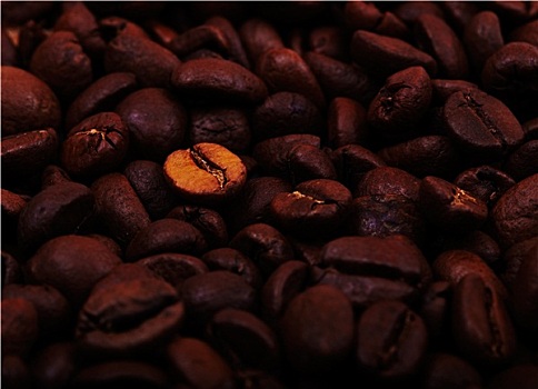咖啡豆,背景