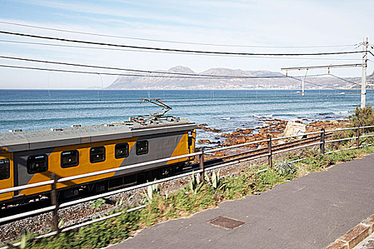 风景,铁路线,福尔斯湾,南非