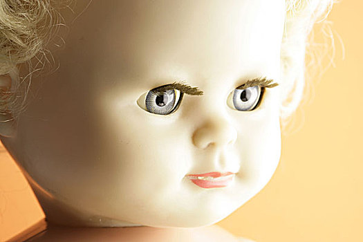 娃娃,头部,特写,脸,玩具,眼睛,嘴,纯,孩子,纯洁,招待