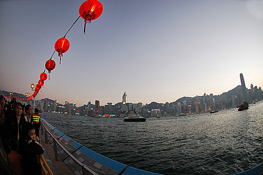 香港维多利亚港夜景