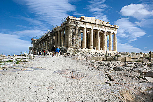 希腊,雅典,帕特侬神庙,卫城
