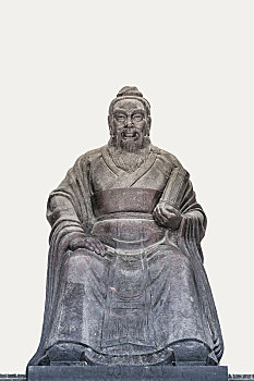 孔子雕像,中国河南省商丘古城应天书院