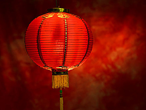 红灯笼,象征,春节