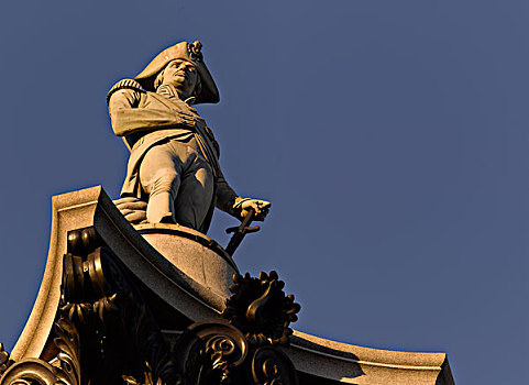 柱子,特写,仰视,特拉法尔加广场,伦敦
