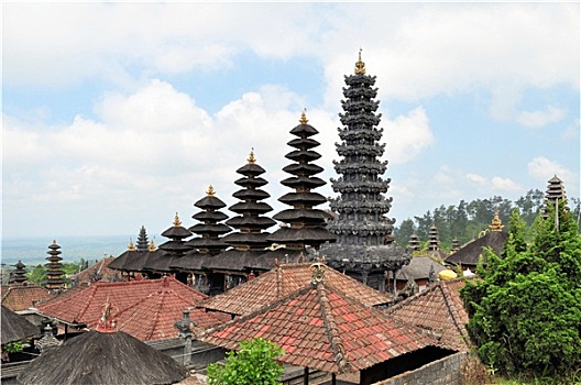 印度教,庙宇,布撒基寺,巴厘岛,印度尼西亚