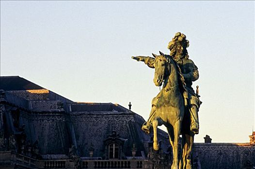 法国,伊夫利纳,凡尔赛宫,路易十四,国王,雕塑
