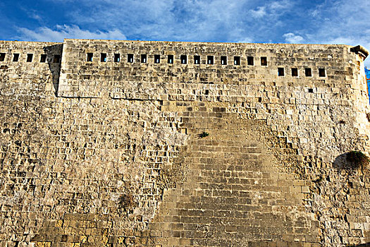 壁,堡垒,巨大,瓦莱塔市,马耳他,大幅,尺寸