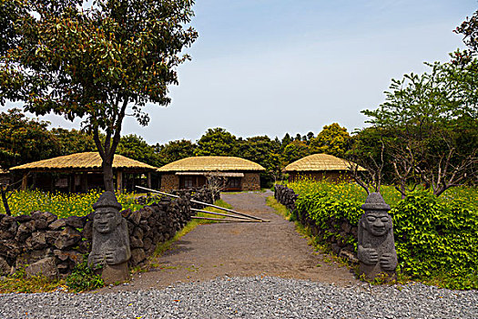 韩国济州岛城邑民俗村